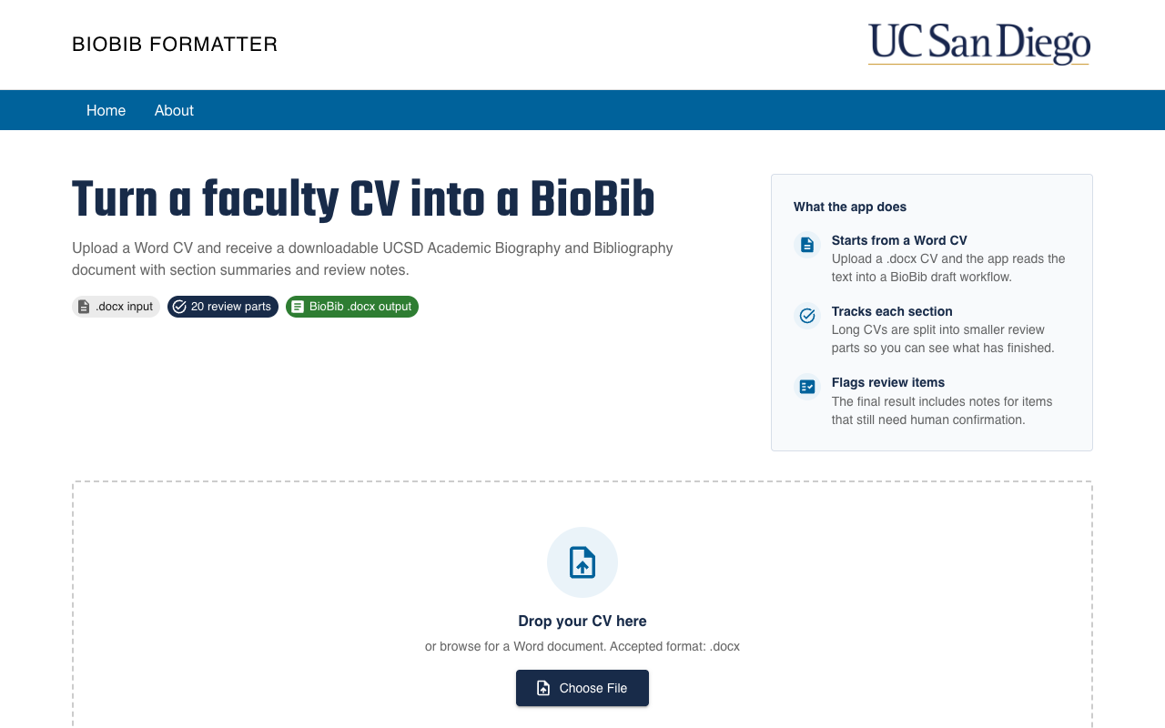 BioBib Formatter